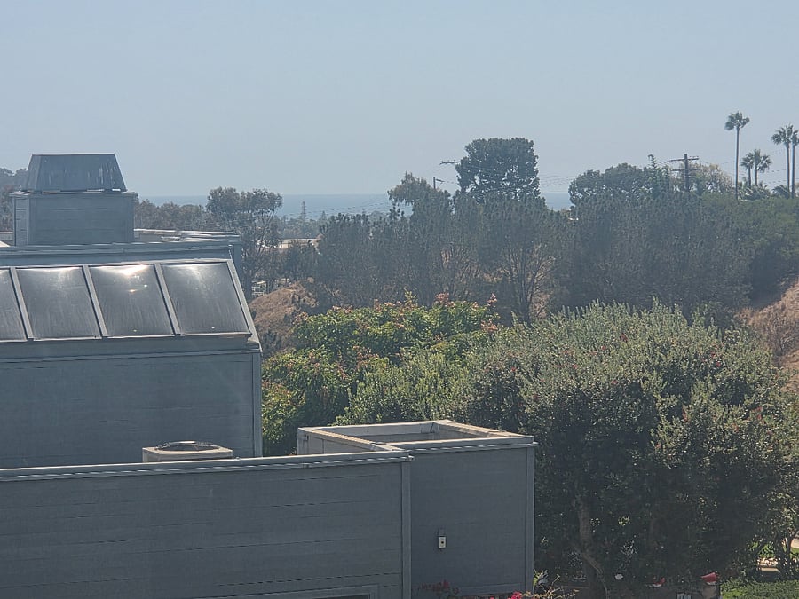 Oceanview from the living room.