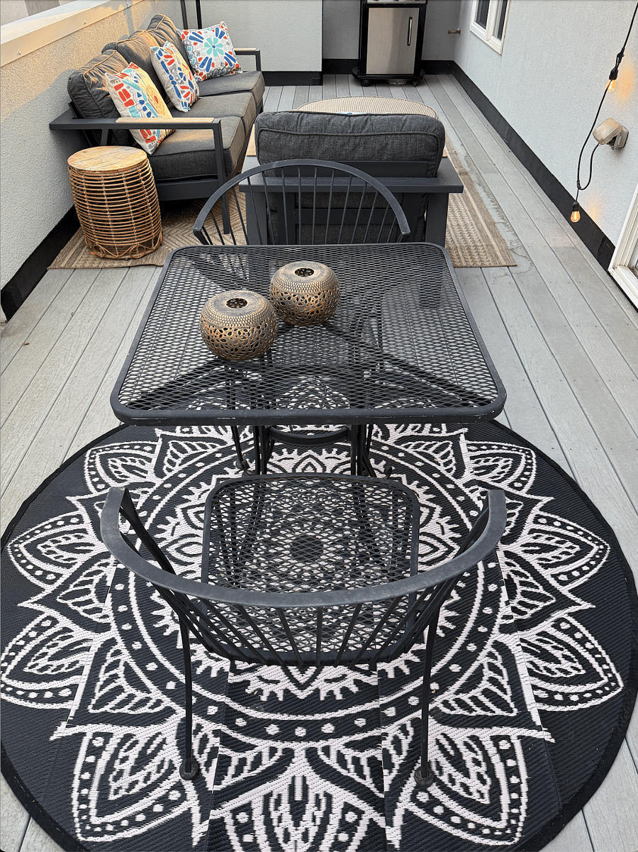 Rooftop dining table