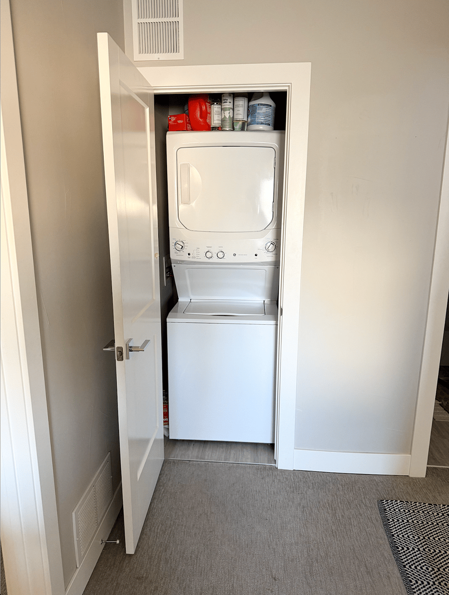 washer dryer 2nd floor