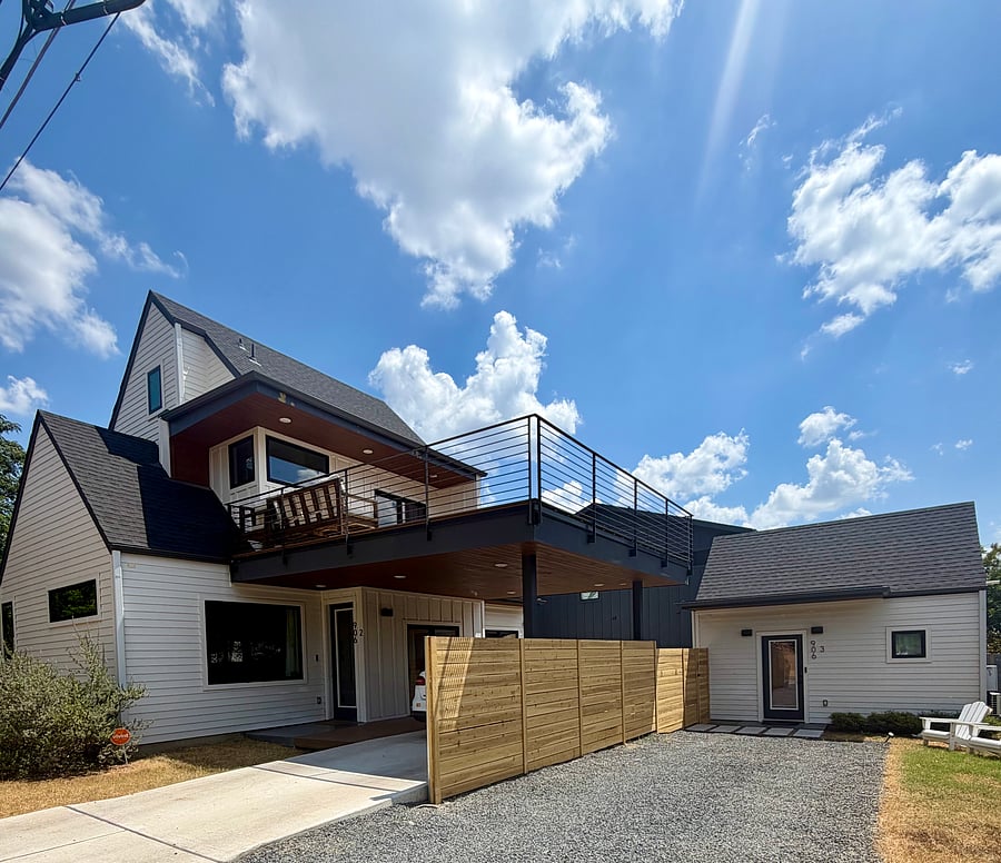 External including separate guest house (not included) 