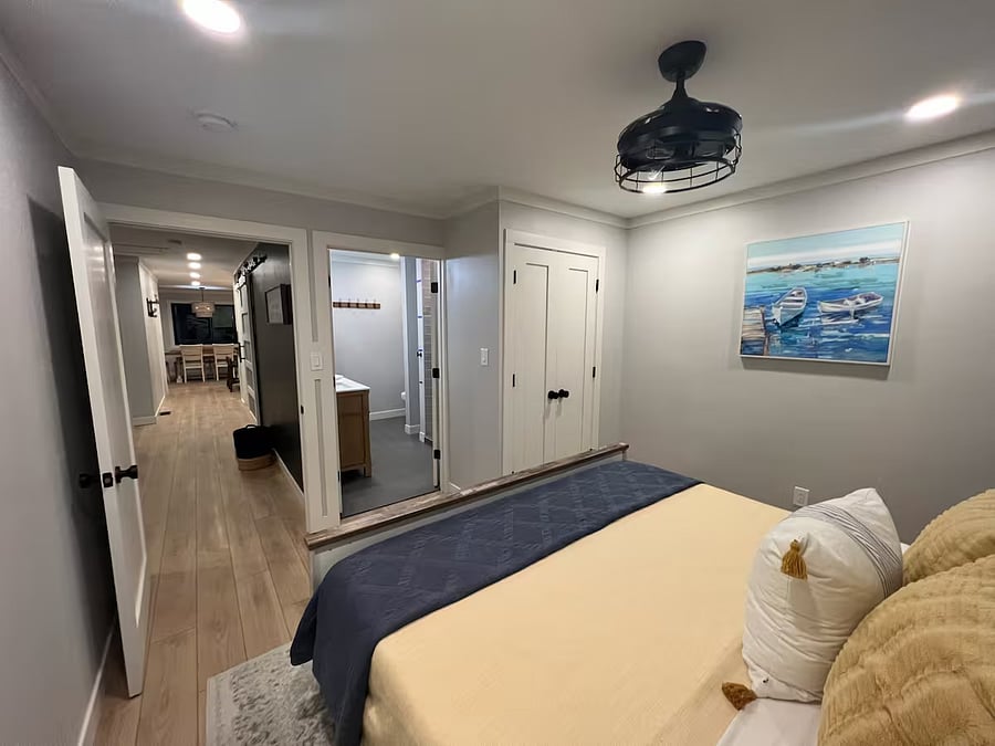 Primary Bedroom and Bathroom