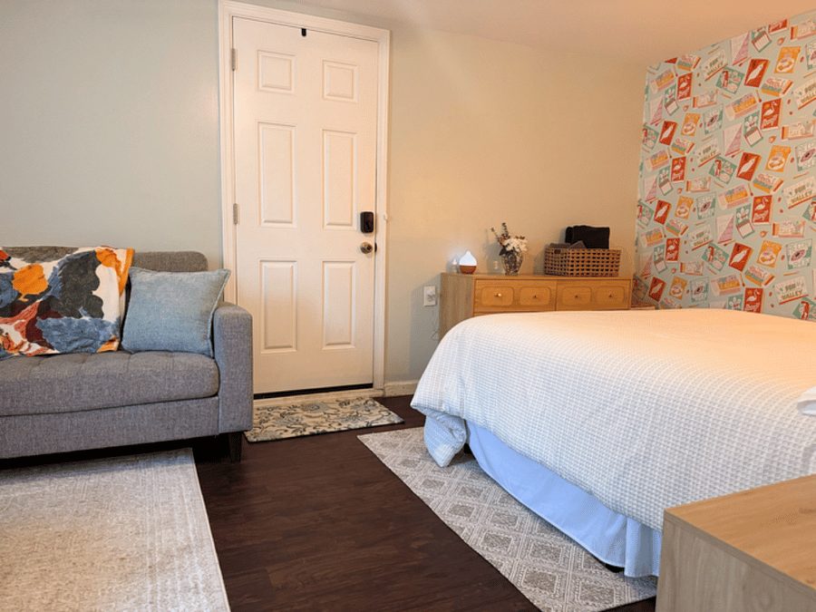 Full view of the studio style space