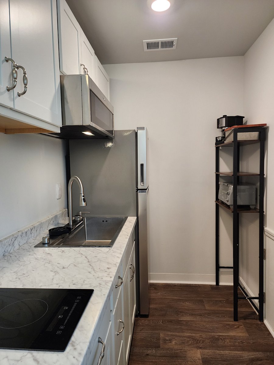 shelves for food and small appliances 