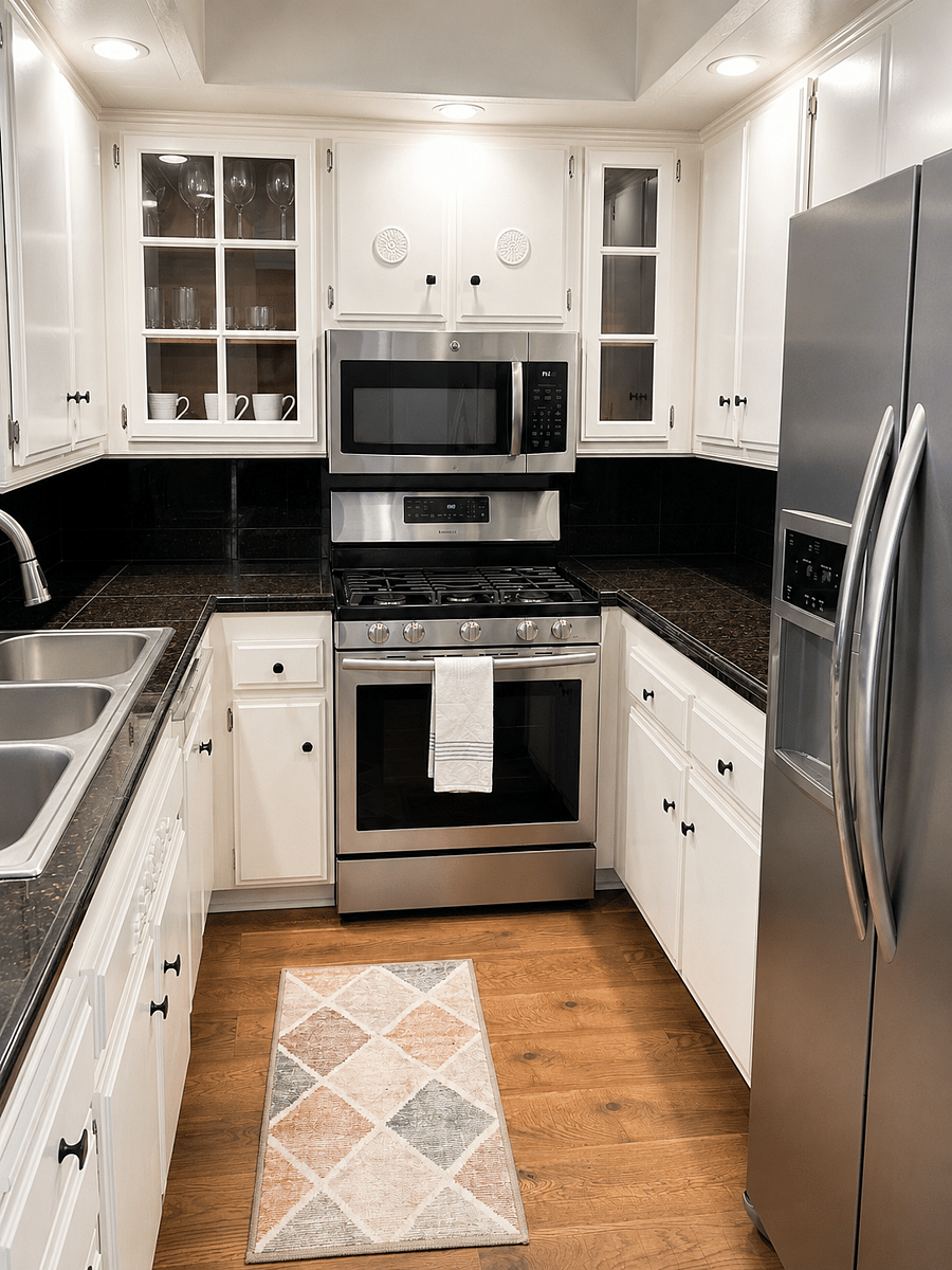 Fully stocked kitchen