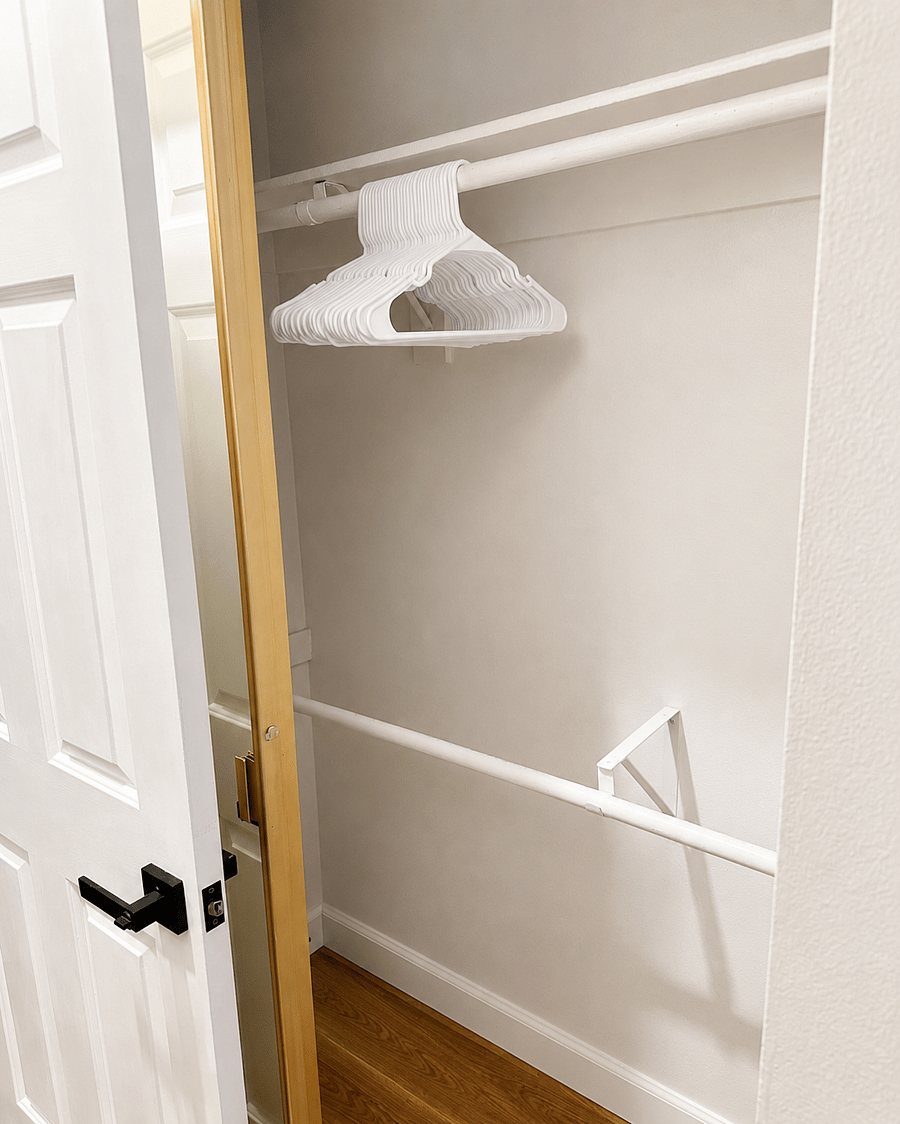 First bedroom closet 