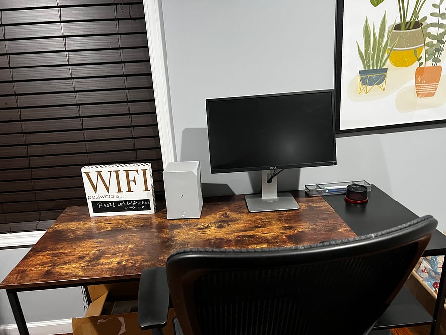 Designated work space.
