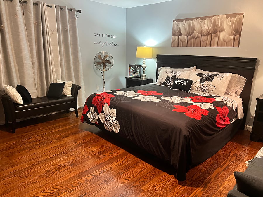 Secondary look for Huge master bedroom!