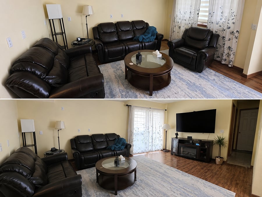 Downstairs family room