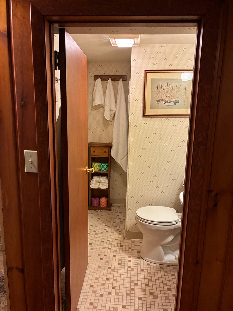 Private 3/4 bathroom.