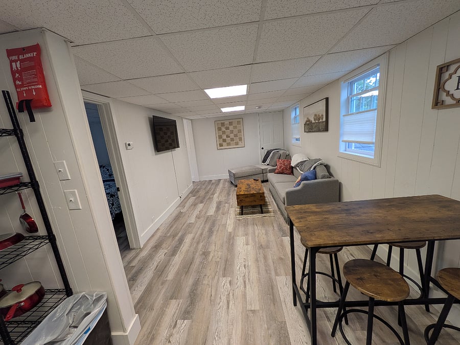 These are not actual pictures of the apartment but of another in the building as we are currently renovating this apartment