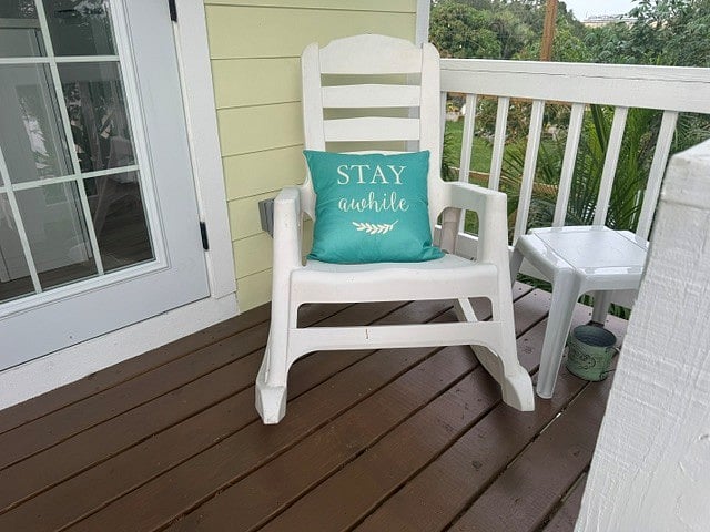 Stay awhile and enjoy the breeze and view
