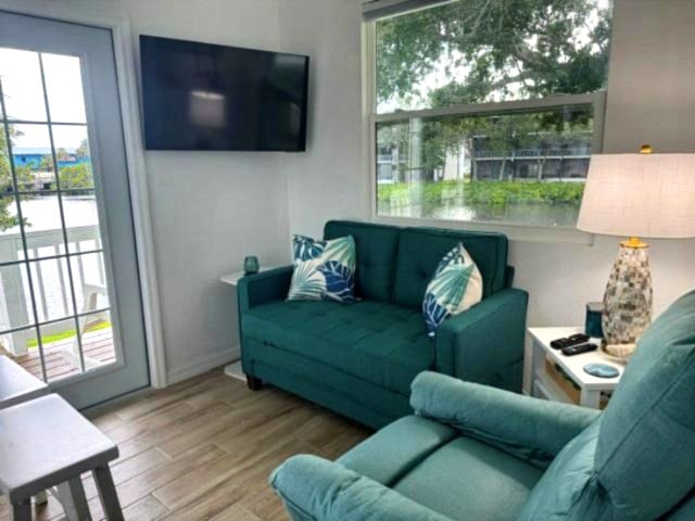 Living room with views