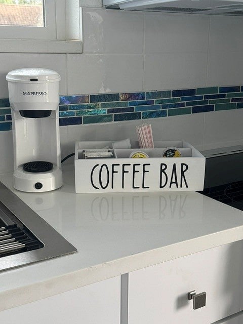 First few cups of various coffees and/or tees provided