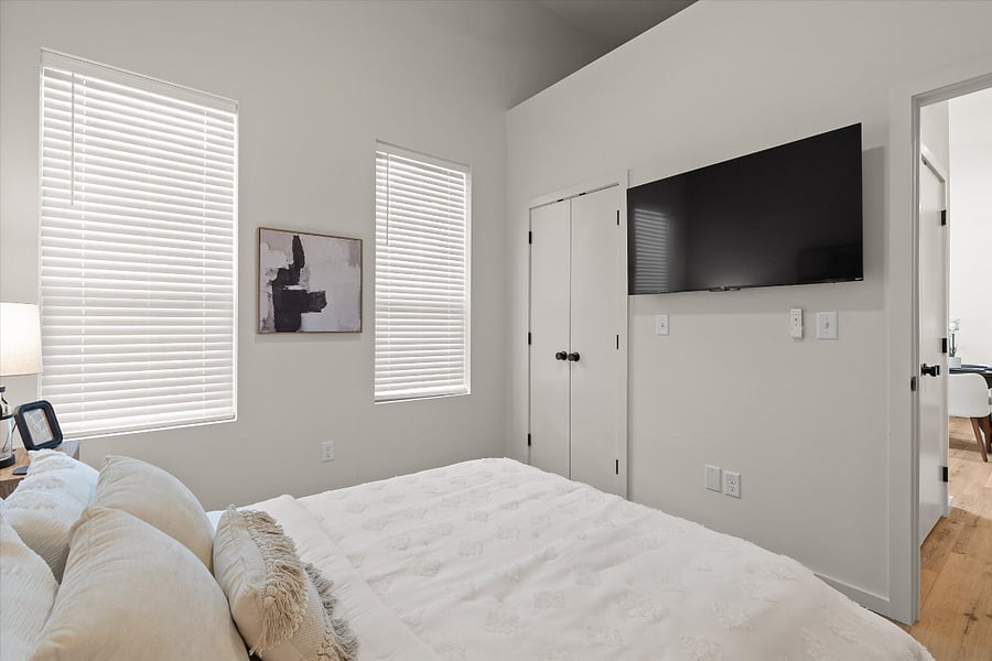 Smart TV in Queen Bedroom