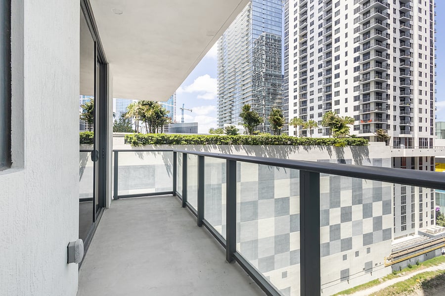 Private balcony