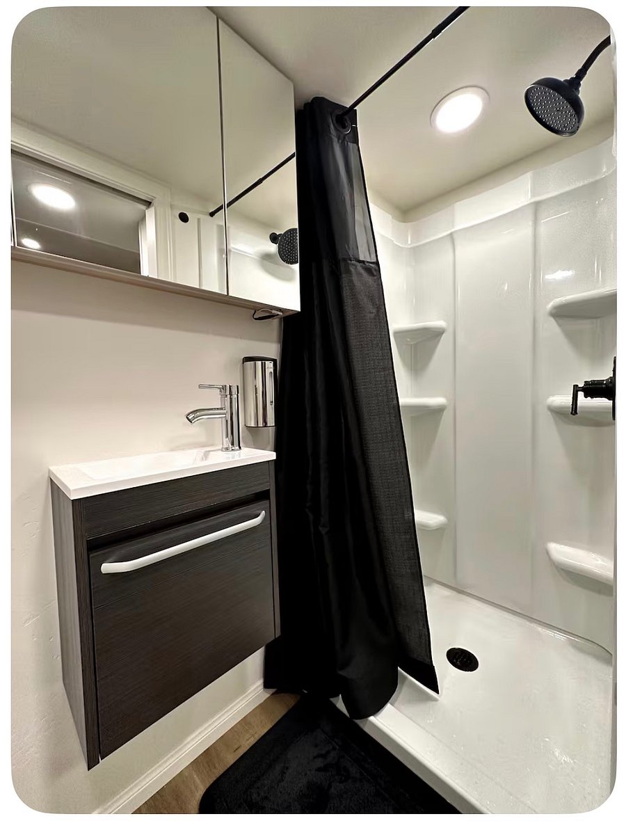 Ready for your quick shower.