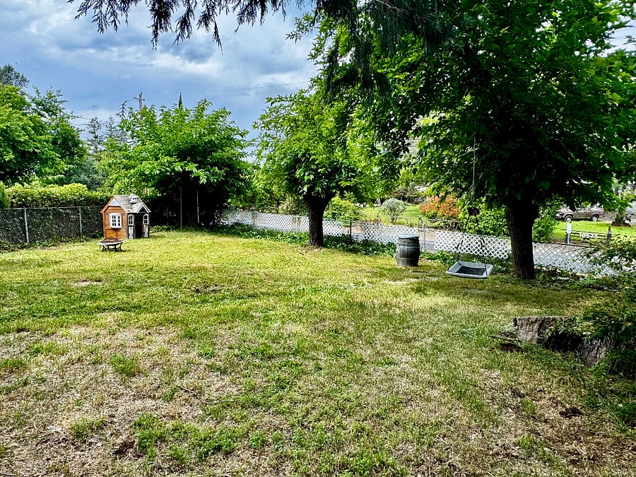 Front/dog yard