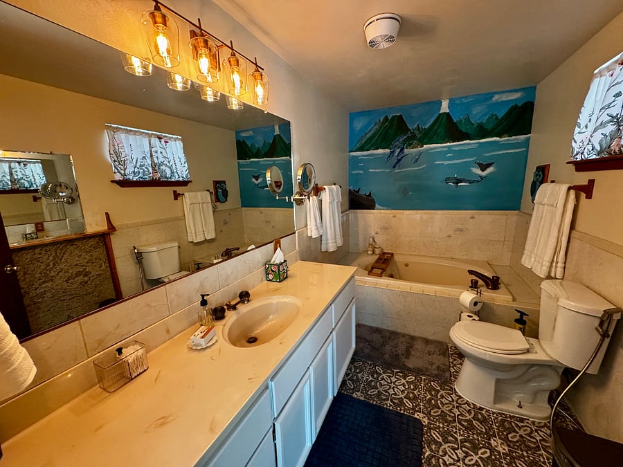 Master bathroom