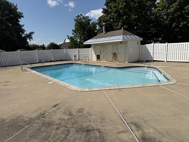 Community pool available for residents during the summer months.