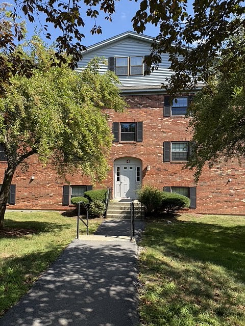 Main entrance into the building. Unit is the first floor to the right of this door.