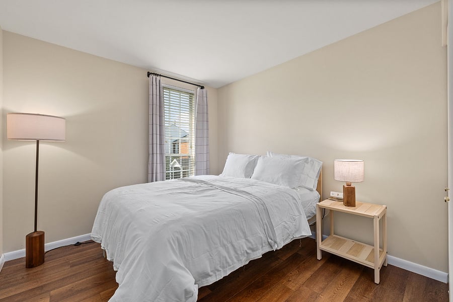 Unit B Bedroom - Blackout Curtain