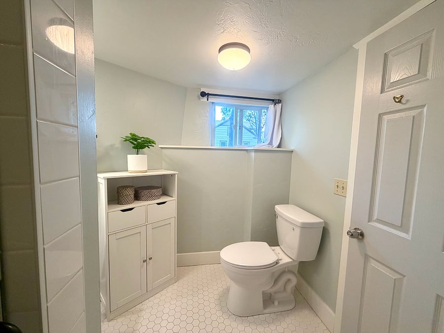 Recently remodeled bathroom