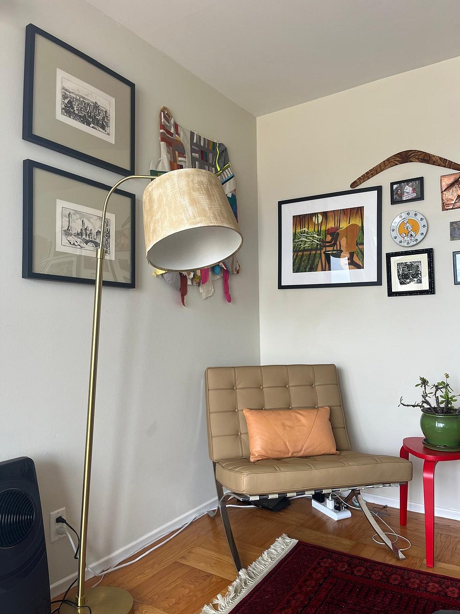 Living room reading corner