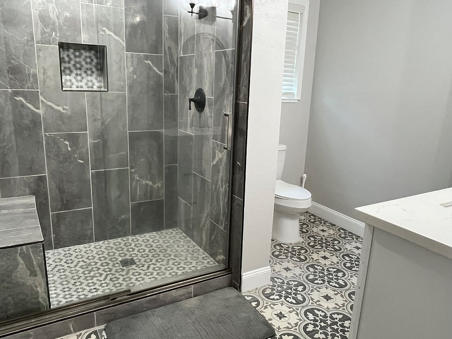Master bath shower 