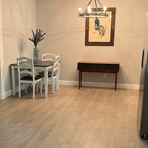 Kitchen and dining table