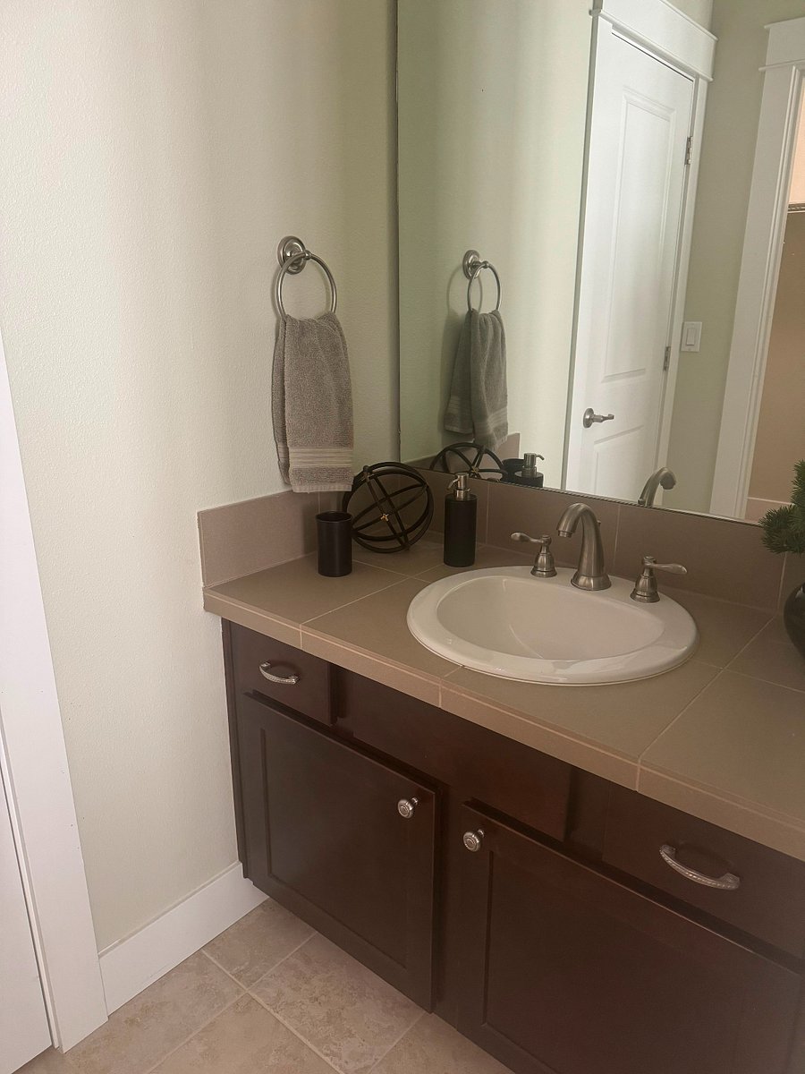 vanity off of primary