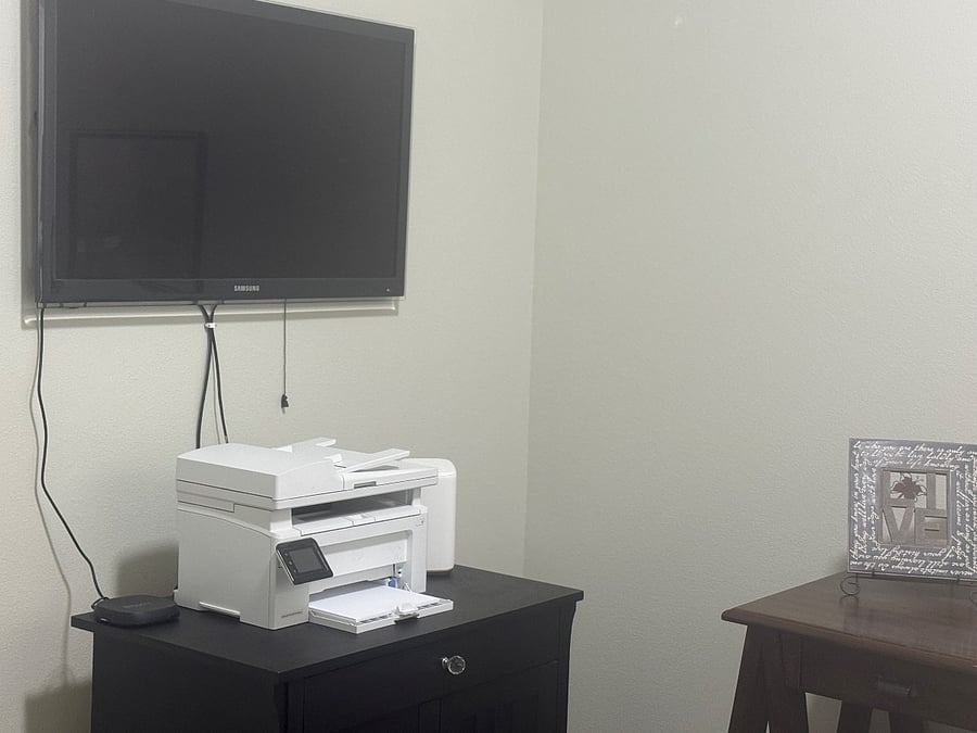 Printer/copier down the hall or thru your bath