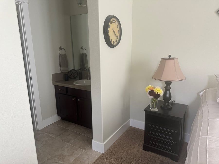 Entry to primary bathroom