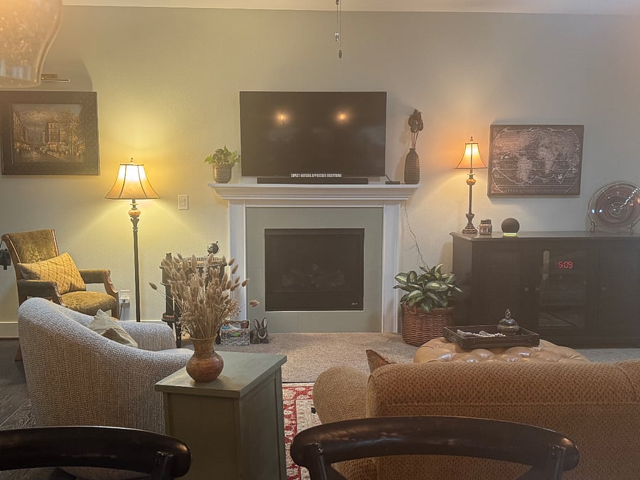 Living room in common area