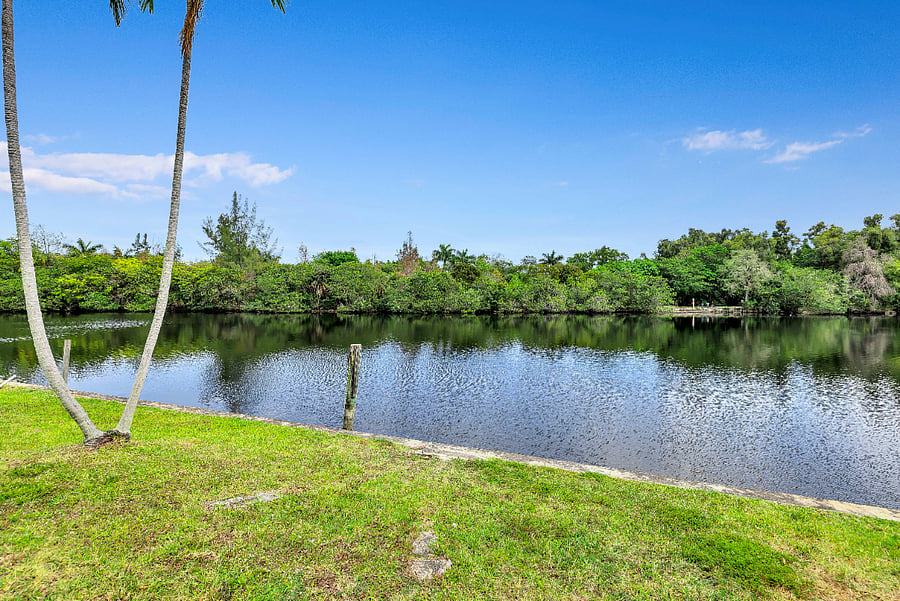 Ocean access canal lakefront fishing