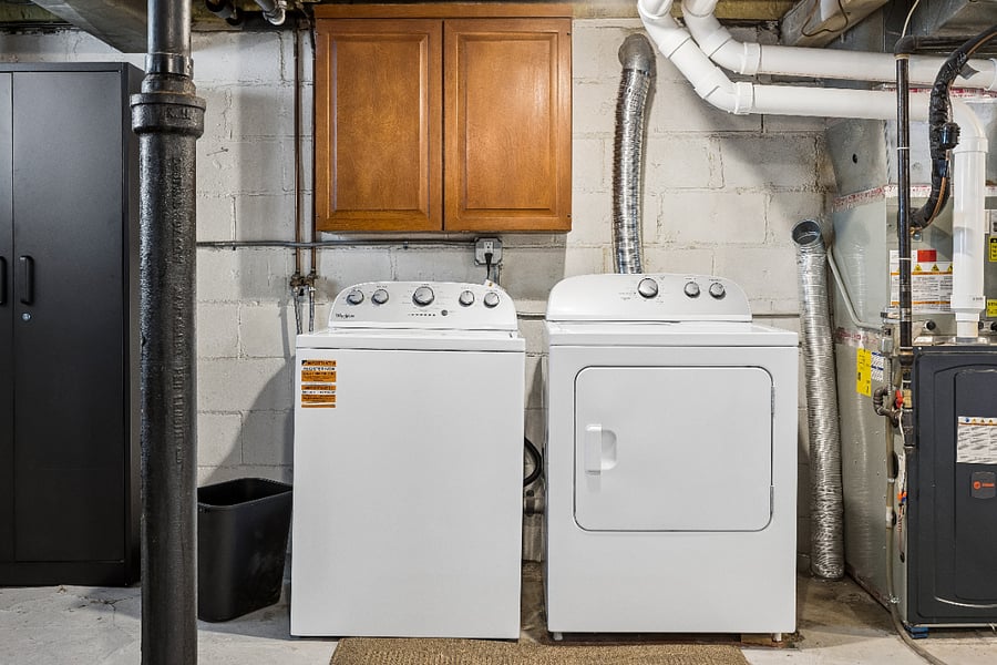 Settle in and make yourself at home with a full-size washer and dryer located in the basement, perfect for longer stays.