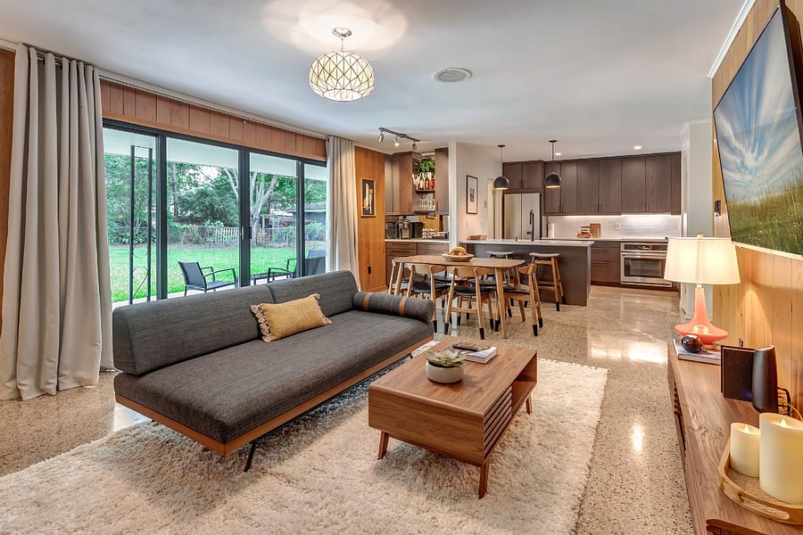 Enjoy a fully furnished and stocked home for mid-term living.  
