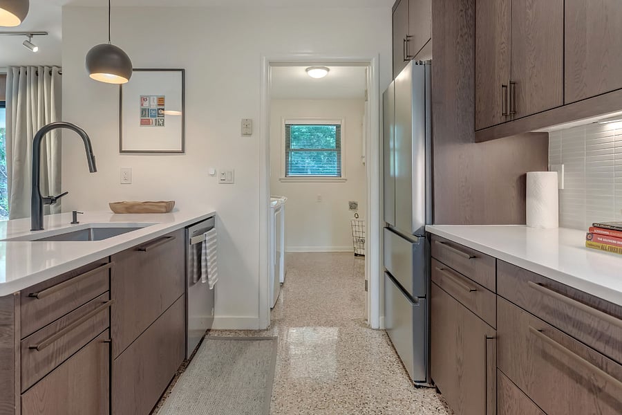 Large laundry room to include washer and dryer.  