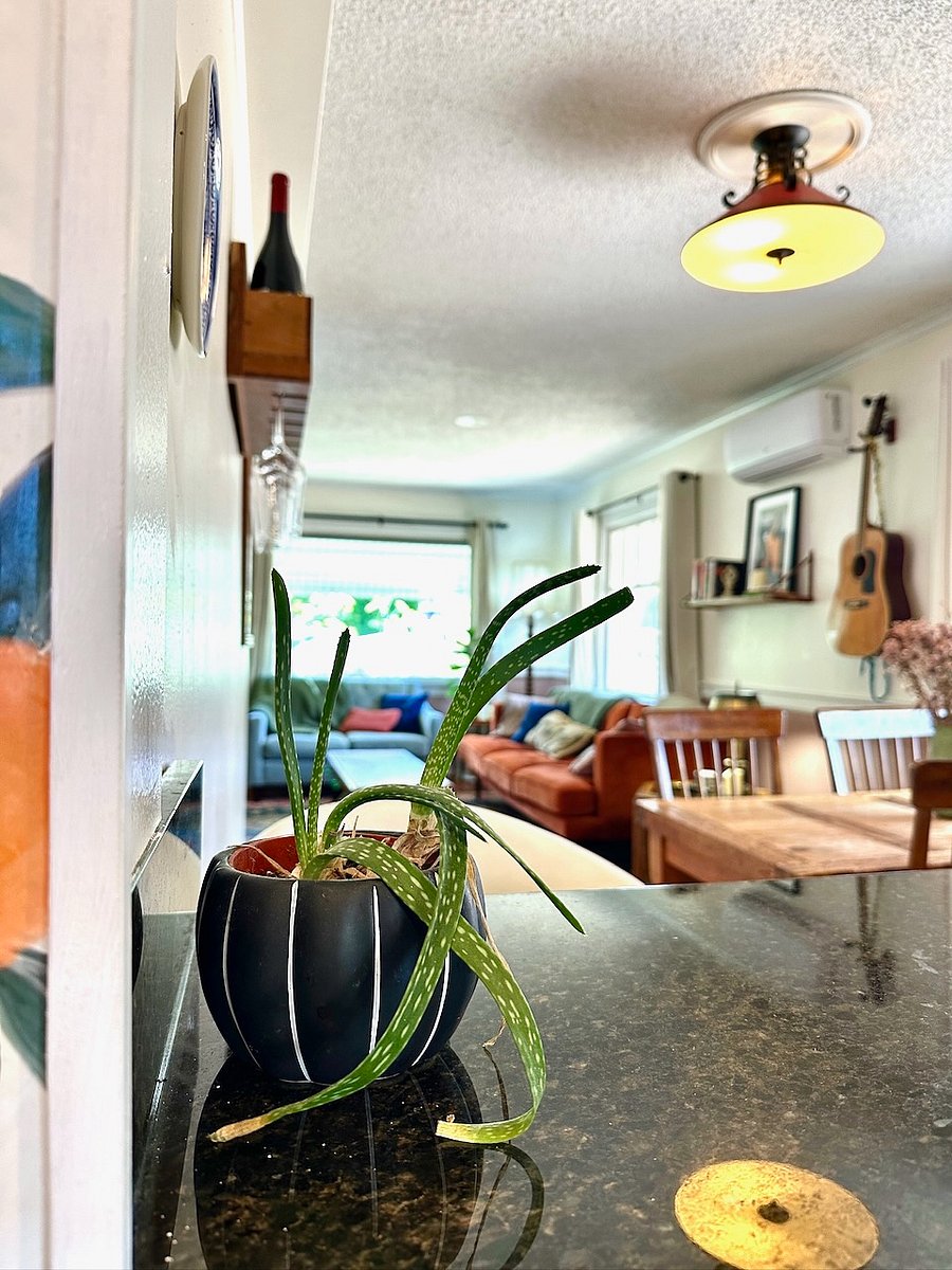 Kitchen "bar" that seats 1