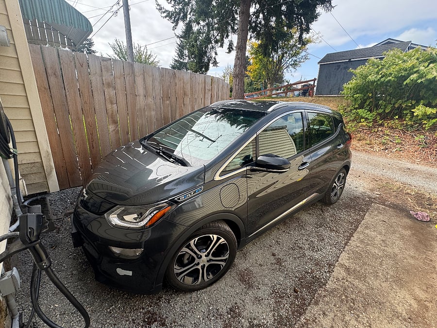 2017 Chevy Bolt, available on a monthly basis for additional fees.