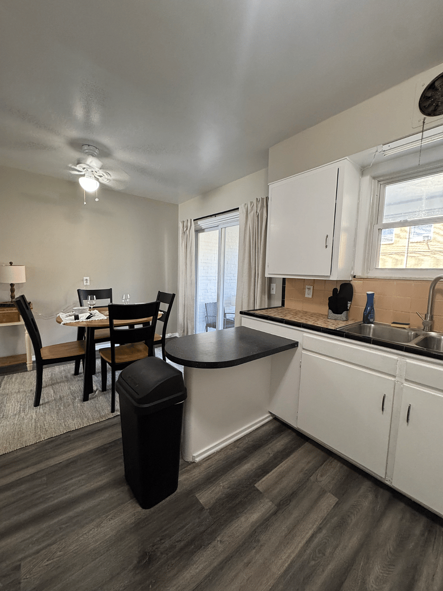 Kitchen with dining area