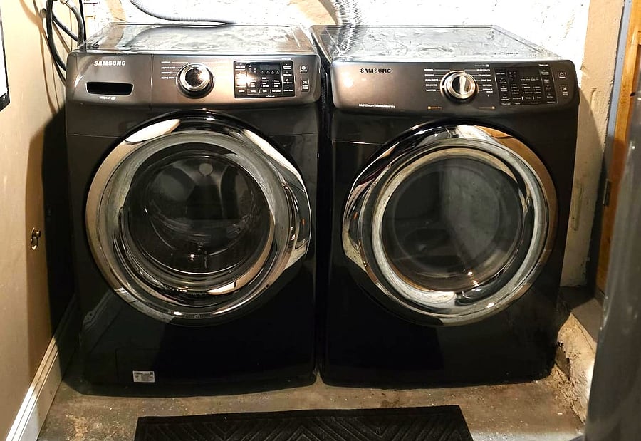 Washer and Dryer with all supplies.