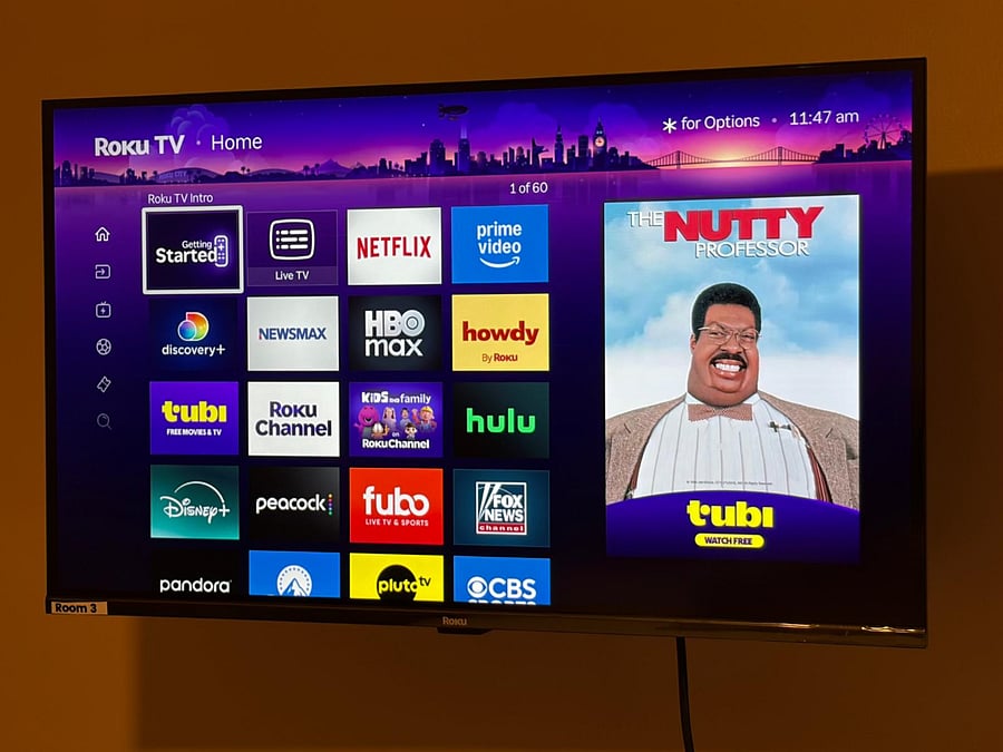 Smart Roku TV in all 4 BR