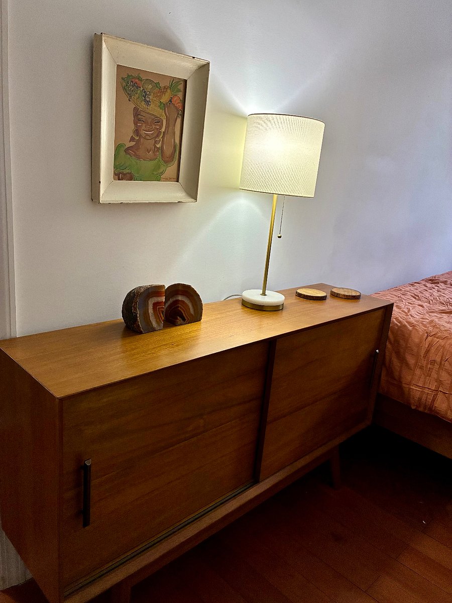 West Elm Console for storage. 