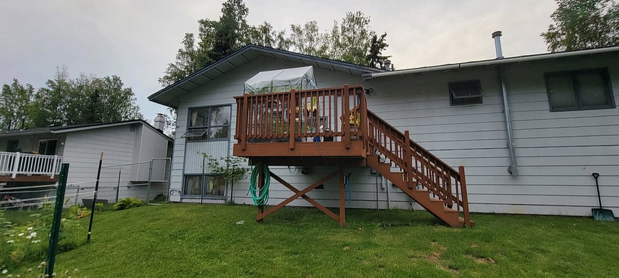 Back of house.