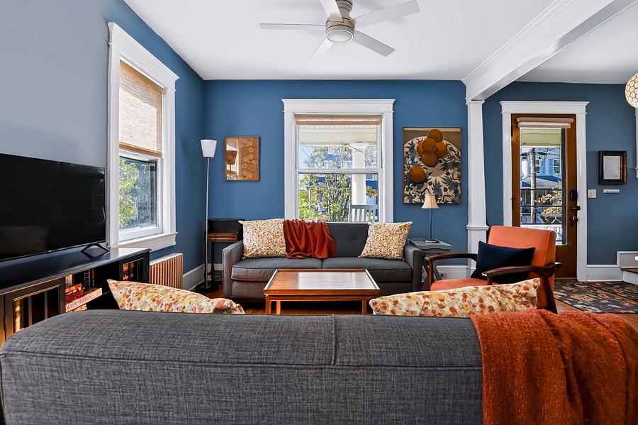 Comfy living room with Smart TV