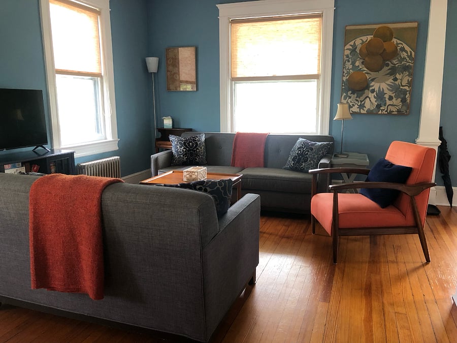 Comfy living room with Smart TV