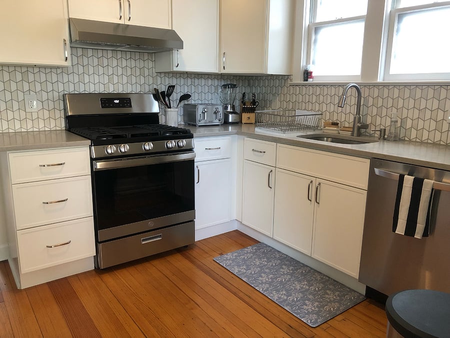 Newly renovated kitchen.