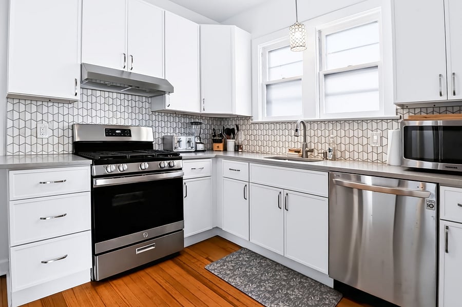 Newly renovated kitchen.