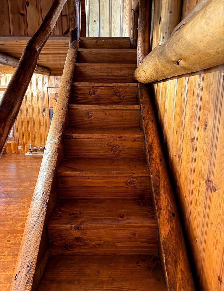 Stairs to second level to bedroom #3 and Loft area
