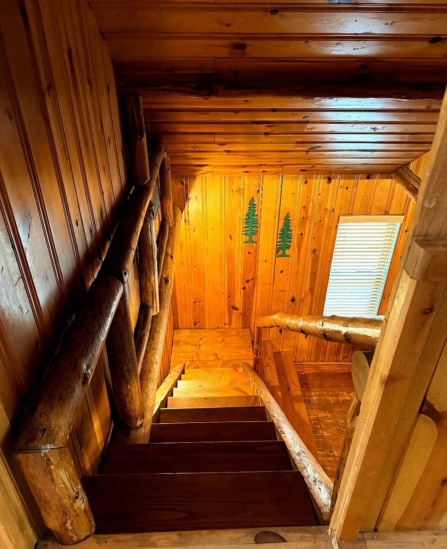 Staircase looking down